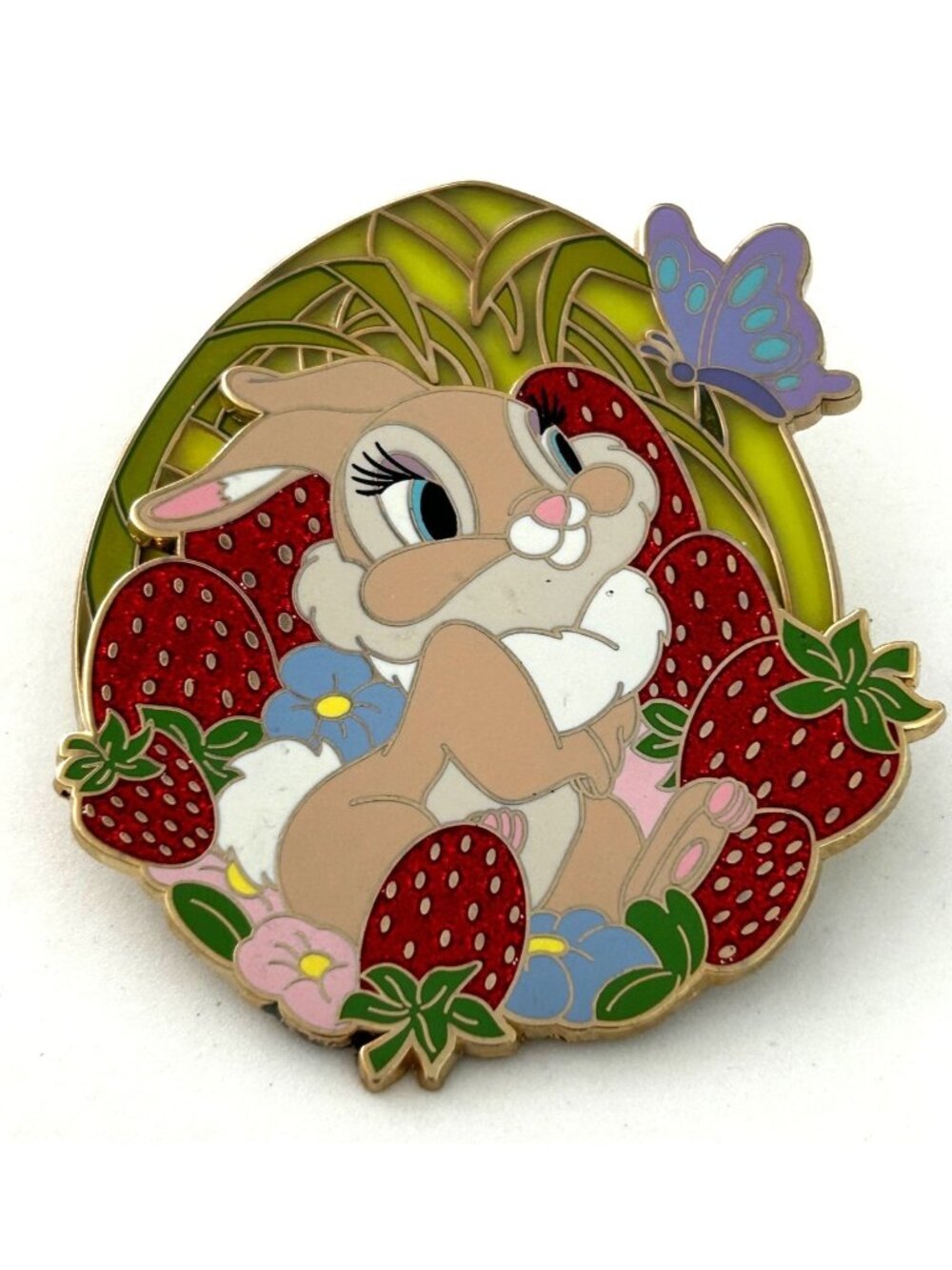 Miss Bunny Pin LE 50 Thumper Strawberry Butterfly Pin on Pin Disney Fan Art  Clu